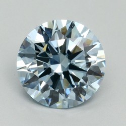 Diament laboratoryjny o barwie fantazyjnej szlif okrągły, 3.18ct, VVS2, Fancy Vivid Blue, IGI LG634405146